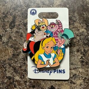 Disney Parks Alice in Wonderland Cast Cluster Trading Pin - 2025